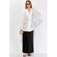 Пиджак Laikony 493-1 молочный