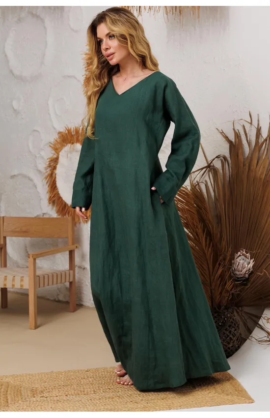 Платье Амулет 9917 изумруд 170