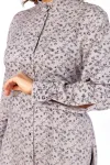 Рубашки Avenue 0347 серый, дизайн цветочек
