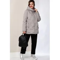 Куртка Shetti 2140 бежево-серый