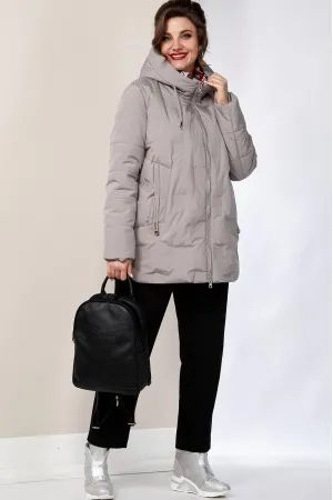 Куртка Shetti 2140 бежево-серый