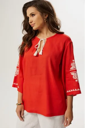 Блузка Mali 623-019 красный