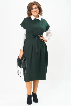 Платье Michel Chic 2176 тёмная хвоя new