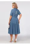 Платье Mira Fashion 5549-2 синий