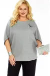 Блузка Элль-Стиль 2436а серый