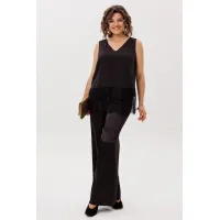 Блузка Anelli 1664 черный лед