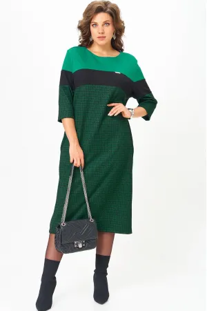 Платье Michel Chic 2188 зеленый+черный