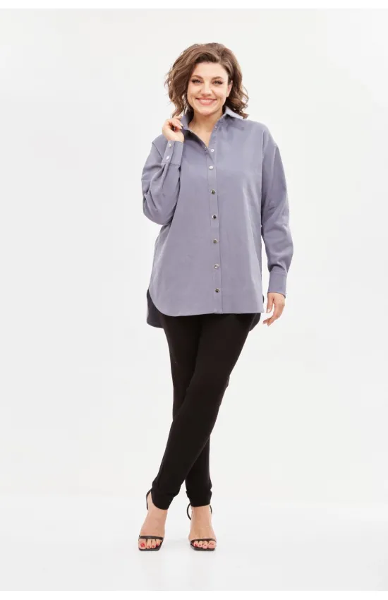 Рубашки Avenue 0321-2 серо-голубой