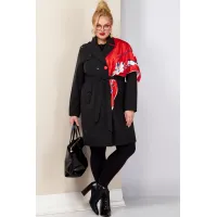 Плащ Shetti 2187 чёрный