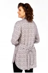 Рубашки Avenue 0347 серый, дизайн цветочек