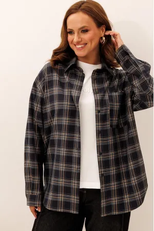 Блузка Лиона-Стиль 915 темно-синий Блузка Лиона-Стиль 915 темно-синий