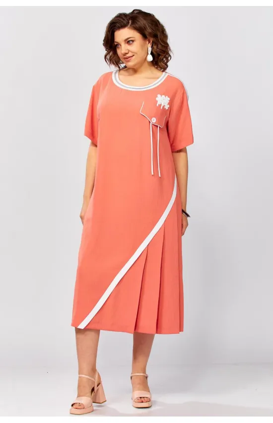 Платье Mira Fashion 5669-2 коралл