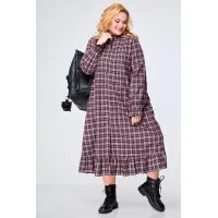 Платье Anelli 977 бордо