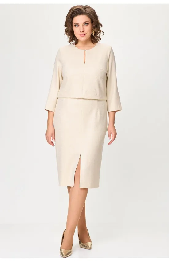 Платье Lady Style Classic 2903 Бежевые тона