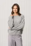 Кофта Romgil рв0373-ак2 светло-серый