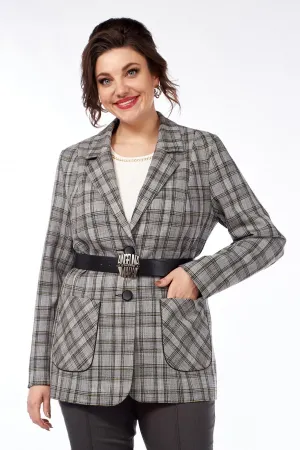 Пиджак Matini М4.1359/1 серый+клетка