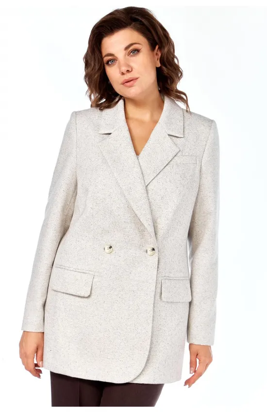 Пиджак Ольга Стиль С963 серый