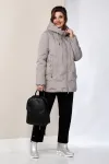 Куртка Shetti 2140 бежево-серый
