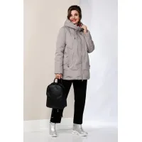 Куртка Shetti 2140 бежево-серый