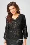 Кофта Fita 20722 Ираида черно-золотистый