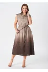 Платье Your Size 2246/164 Кофе с молоком (Капучино)