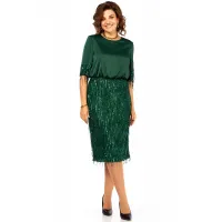 Платье Ольга Стиль С982 зеленый Платье Ольга Стиль С982 зеленый