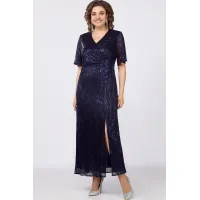 Платье Mira Fashion 5394 темно-синий