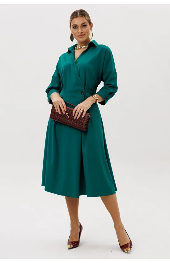 Платье Anastasia 1229-1 изумрудный Платье Anastasia 1229-1 изумрудный