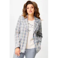 Пиджак Fita 20582 Сида серо-бежевый