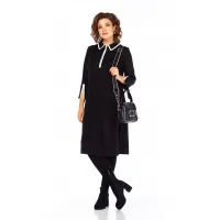 Платье Ольга Стиль С971 черный