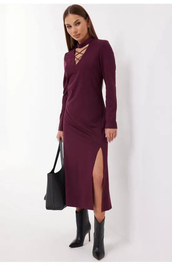 Платье Vesnaletto 4303 бордо