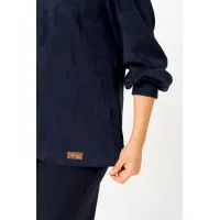 Блузка Белэльстиль 879-329 синий принт