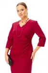 Платье T&n 7704 бордо блеск