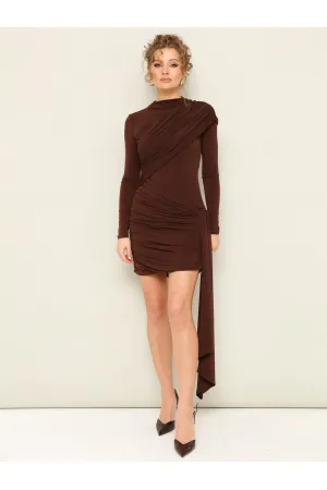 Платье Pur Pur 11-433 Коричневый