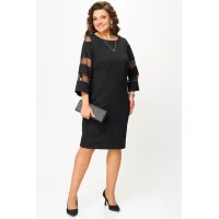 Платье Карина Делюкс М-1368 черный