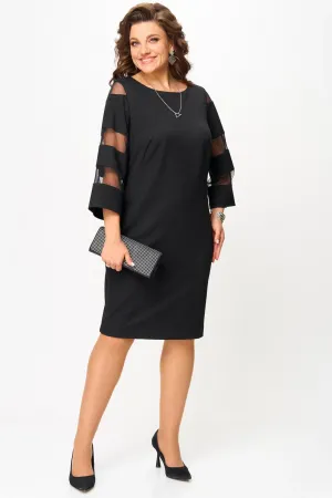 Платье Карина Делюкс М-1368 черный