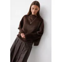 Кофта Люше 4233 коричневый