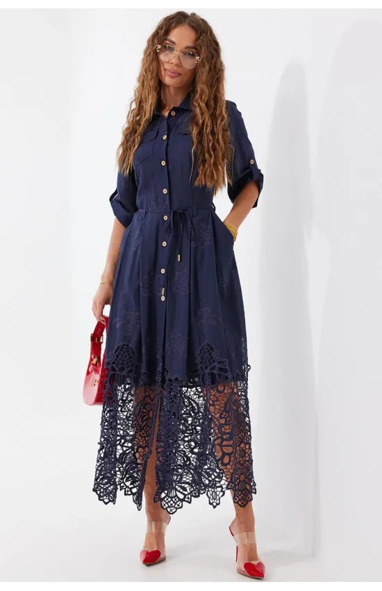 Платье Vesnaletto 4458-3 темно-синий