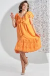 Платье Mira Fashion 5434 оранжевый