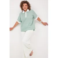 Блузка Begimoda 4126 шалфей