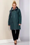 Плащ Shetti 2188 тёмный изумруд