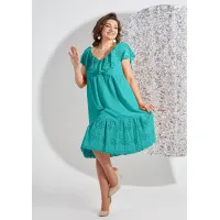 Платье Mira Fashion 5434-5 бирюзовый