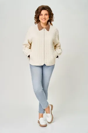 Куртка Дали 7071 молочный