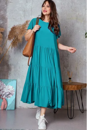 Платье Anastasia 1218 изумрудный