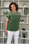 Блузка Rumoda 2135 к.р зеленый