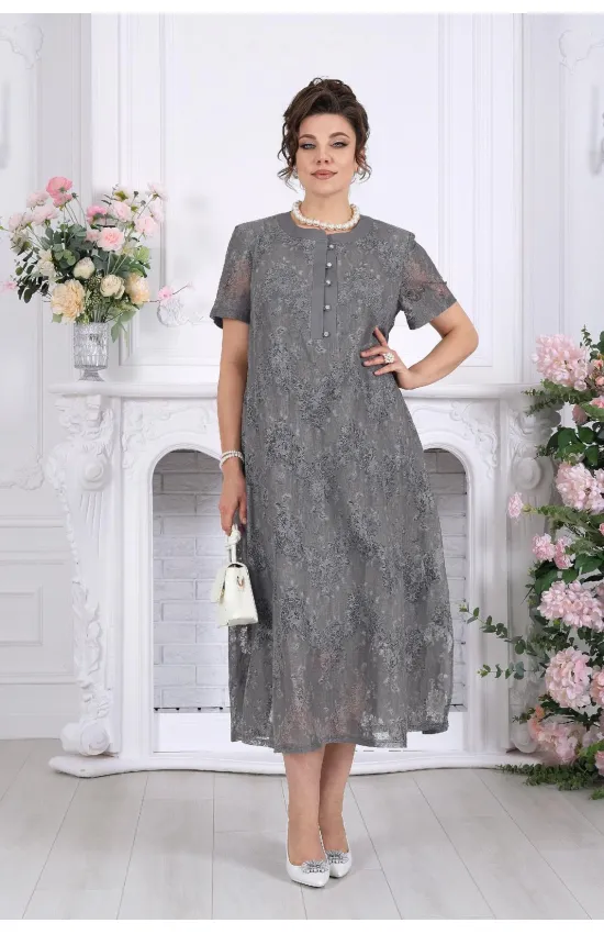 Платье Ninele 6118 Серый