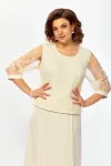 Платье Mira Fashion 5697 бежевый