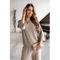 Блузка Nika.pl 0304401 Hajdan-44 Какао Блузка Nika.pl 0304401 Hajdan-44 Какао