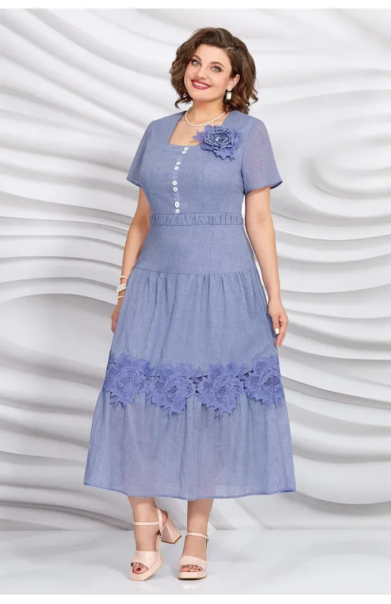 Платье Mira Fashion 5438-2 синий