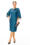 Платье T&n 7705 синий морской блеск